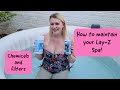 Hi everyone welcome back to my channel! In this video I talk about the different chemicals and filters used to maintain and run my layz spa