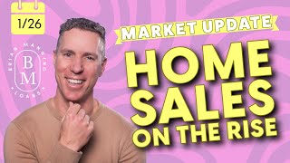 Home Sales are on the Rise! // Friday Market Update: January 26th 2024 with BRIAN MANNING