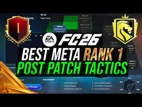 *POST PATCH* Best META 15-0 Rank 1 Custom Tactics & Formations in FC 26