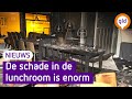 Brand richt fikse schade aan in lunchroom