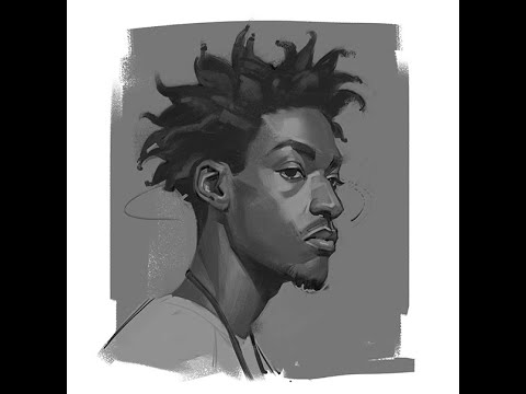 Black and White Value Portrait!