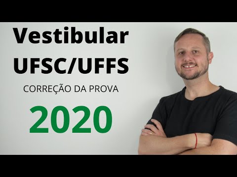 Vestibular unificado UFSC + UFFS 2020 - Questão 02 - Gabarito Comentado + Correção prova 2º dia