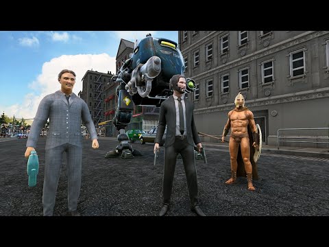 JOHN WICK & LEONIDAS & TESLA vs 6,000,000 ZOMBIES - WARHAMMER 40K - UEBS 2