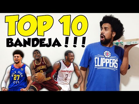 TOP 10 BANDEJAS ACROBATICAS MAIS IMPOSSÍVEIS DA NBA!