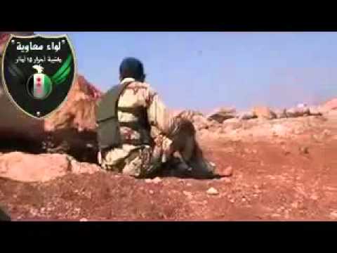 التصدي لقوات النظام المتوجهة من حماه الى معرة النعمان من قبل كتيبة 15 آذار