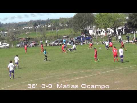 Sub 14 6° Fecha Torneo Clausura 2016 Defensor Sp 4 (Juambeltz, Fassanello x2 y Ocampo) - Rentistas 1