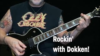How to play Dokken Alone Again on guitar