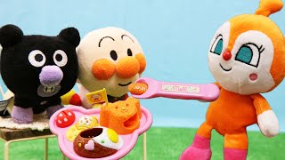 アンパンマン おもちゃ アニメ　ドキンちゃんが赤ちゃんのおせわをするよ