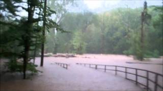 preview picture of video 'Tropical Storm Lee Flooding, Accotink Creek, Springfield, VA - Sept. 8, 2011'