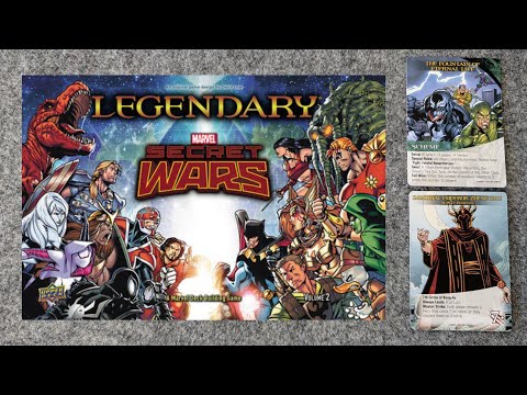 WHAT’S NEW Legendary Secret Wars Volume 2, plus PLAYTHROUGH (1 of 4: Immortal Emperor Mastermind)