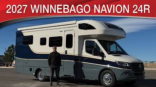 A preview image of the linked video showcasing 2027 Winnebago Navion 24R