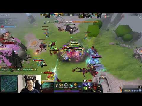 PSG LGD Ame literally playing 1v5 (Ame ready for TI)
