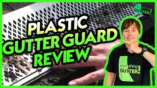 Home Depot or Lowes Plastic PVC type gutter guard review