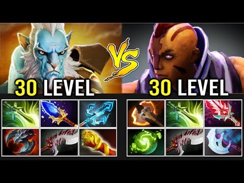 EPIC GAME! Triden Phantom Lancer vs PRO Anti-Mage Crazy 30 Level Full Item Battle 8k Teamwork Dota 2