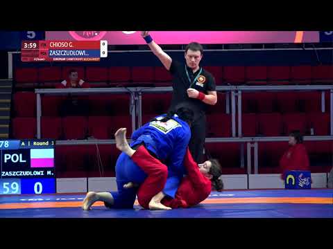 Round 1 Women's GP GI - +71 kg: G. CHIOSO (ITA) v. M. ZASZCZUDLOWI (POL)