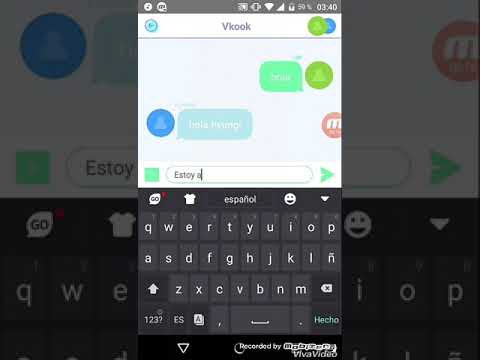 Conversación Vkook (textingChat)