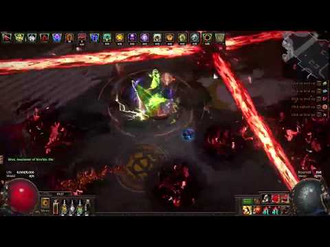 Path of exile Sirus kill Awakener level 8 fast kill (1 time die ).