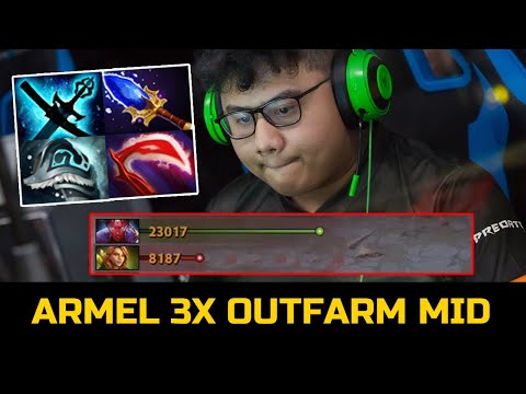 ARMEL 3X OUTFARMS MID - 10KMMR PERFECT LAST PICK QOP DOTA 2