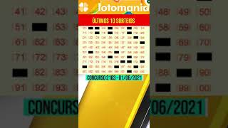 [LOTOMANIA] Últimos 10 sorteios | Análises dinâmicas da loteria