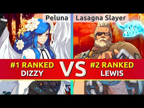 GGST ▰ Peluna (#1 Ranked Dizzy) vs Lasagna Slayer (#2 Ranked Goldlewis). High Level Gameplay