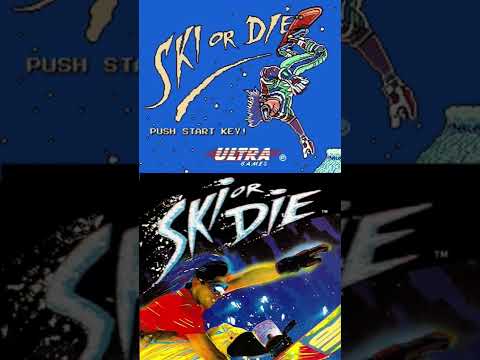 Ski or Die not SKATE #retrogaming #videogames
