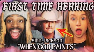 This Alan Jackson song is AMAZING! When God Paints REACTION