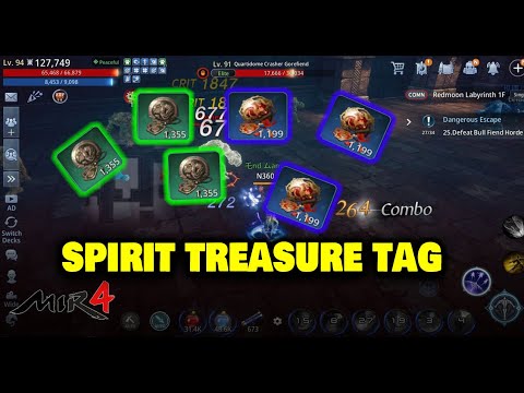 Crafting 43 Spirit Treasure Tag - MIR4 (Tagalog)