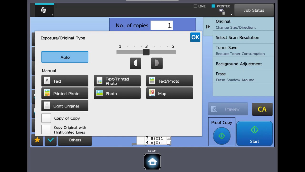 Sharp MX-M7570 Copy Mode Training