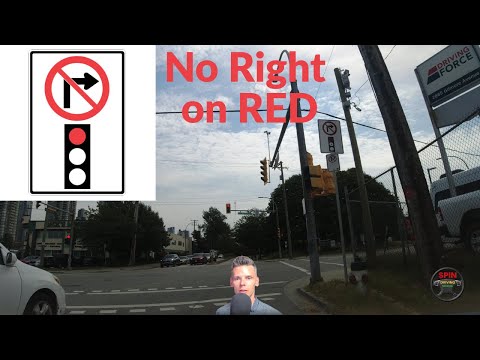 No Right Turn On RED Light. [DON'T DO IT]