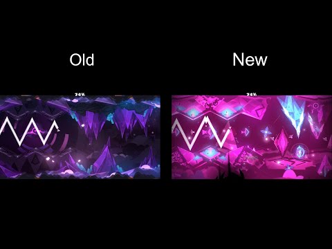 KOCMOC by cherryteam: OLD vs UPDATED Side-by-Side Comparison | Geometry Dash