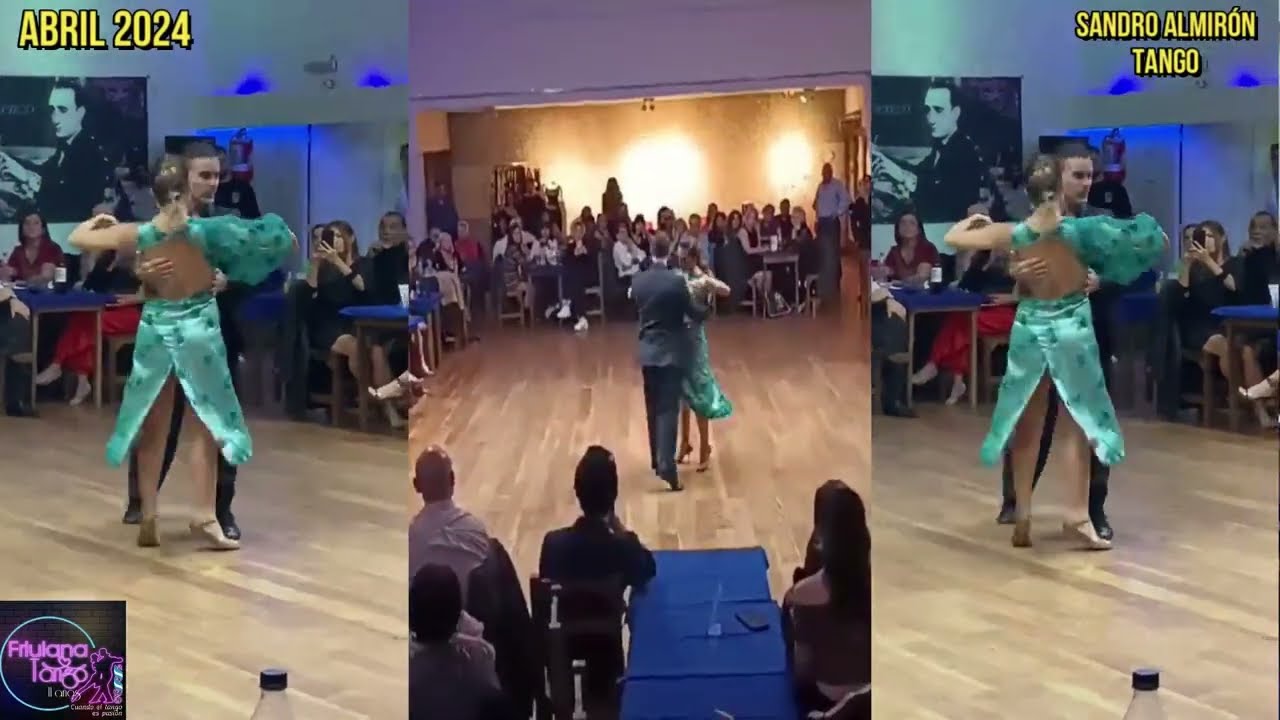 BAILAN Melina Brufman y Hernán Gelosi en FRIULANA TANGO Abrl 2024