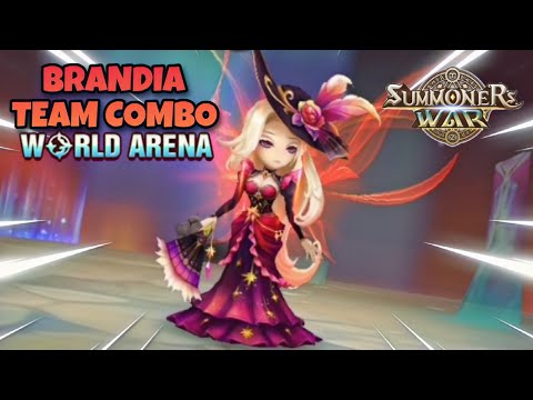 Brandia Team Combo in World Arena Ep. 4 - Summoners War