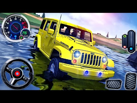 4x4 Offroad Jeep Driving Simulator - SUV Car Racing Stunts - Android GamePlay