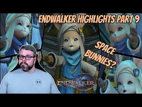 The Moon People Are...Space Bunnies??? | FFXIV Endwalker Playthrough Highlights Part 9