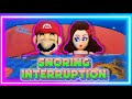 Mario Plush Snoring Interruption