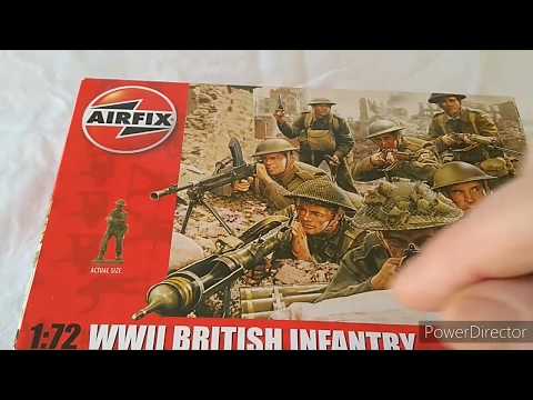 Airfix World War 2 British Infantry 1 72 Scale Plastic Soldier Review.