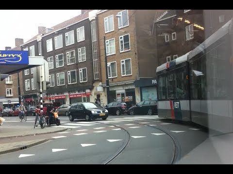 RET Tram Rit Meent - Noorderbrug in Rotterdam Lijn 8