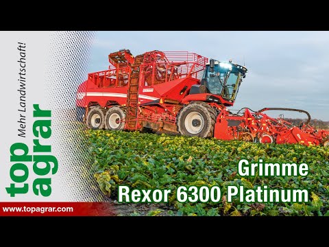 Grimme Rexor 6300 Platinum in the top agrar driving report