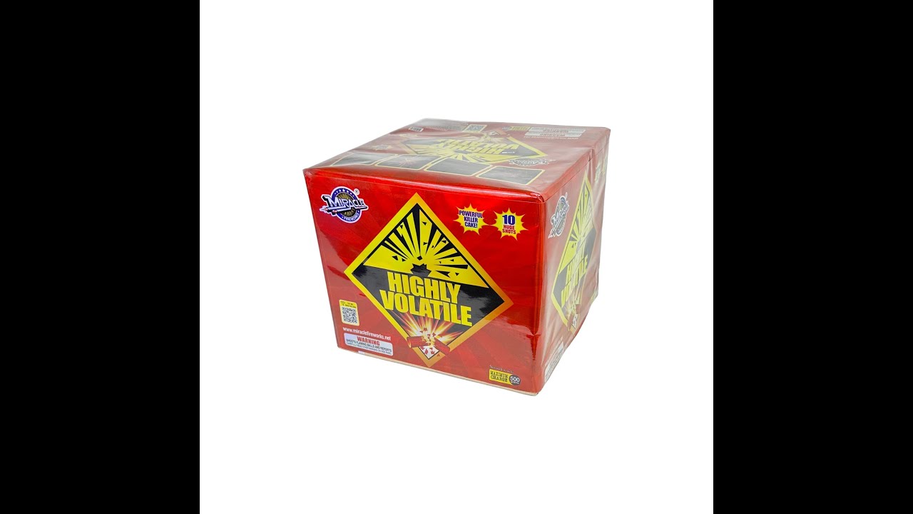 Highly Volatile 500 Gram Cake Firework - Maximum Load Fireworks