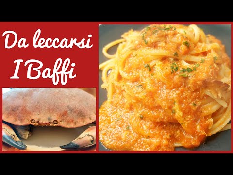 Linguine al Granchio * la pasta piรน Buona che ho Mangiato*