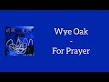 Wye Oak - For Prayer (Lyrics)