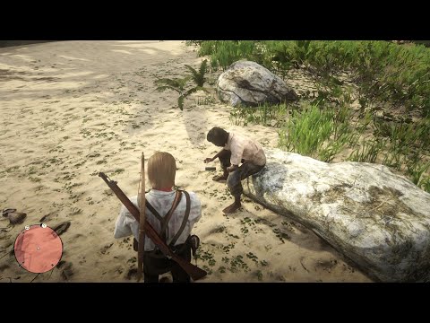 RDR2 - That's what Fussar and his men are doing to the Guarma locals