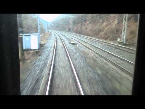 Jízda ve voze Bt283 na vlaku Os 6813 - Trať 130, 2. 1. 2013