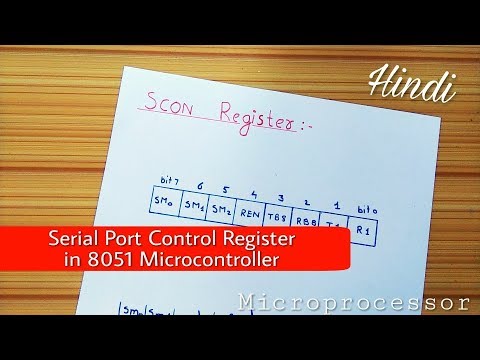 Scon Register Of 8051 Microcontroller || Microprocessor Video