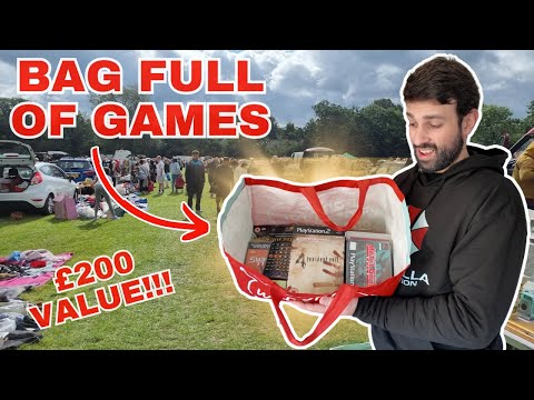 INSANE £200 Car Boot Game Haul!!! (You Won’t Believe What I Found)