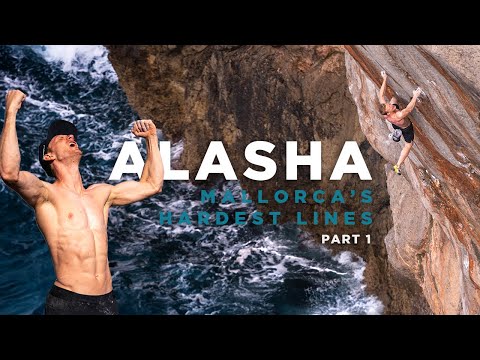 Alasha - Jakob Schubert on Mallorca's hardest deep water solo lines | Part 1