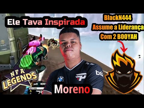NFA LEGENDS,Grande Final Dia 1,Team Black444 Assume a Liderança Com 2 BOOYAH,Thurzin o Mito,Clipadas