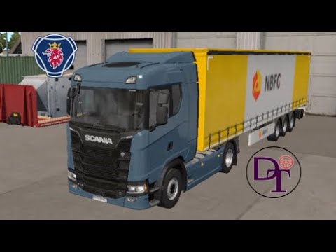 Scania S - Calais to Paris - Euro Truck Simulator 2 (Logitech G27)