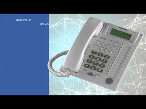 Telefonas Panasonic KX-TS880FXW video