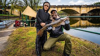 Taking My Son Catfishing For The First Time + HEAVY Rain !!